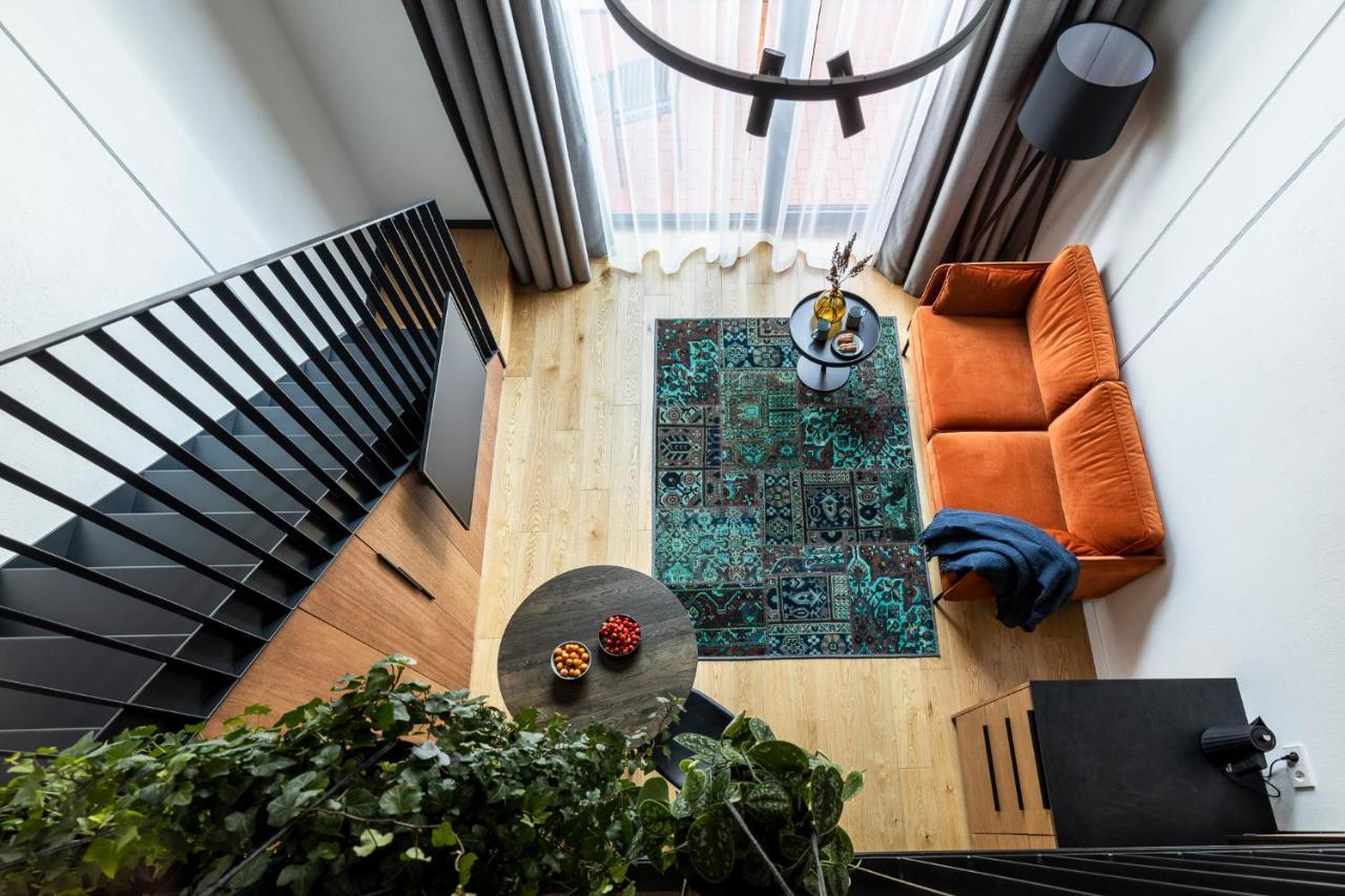 Stylish Loft With Terrace Paupys, Old Town Apartment Vilnius Bagian luar foto