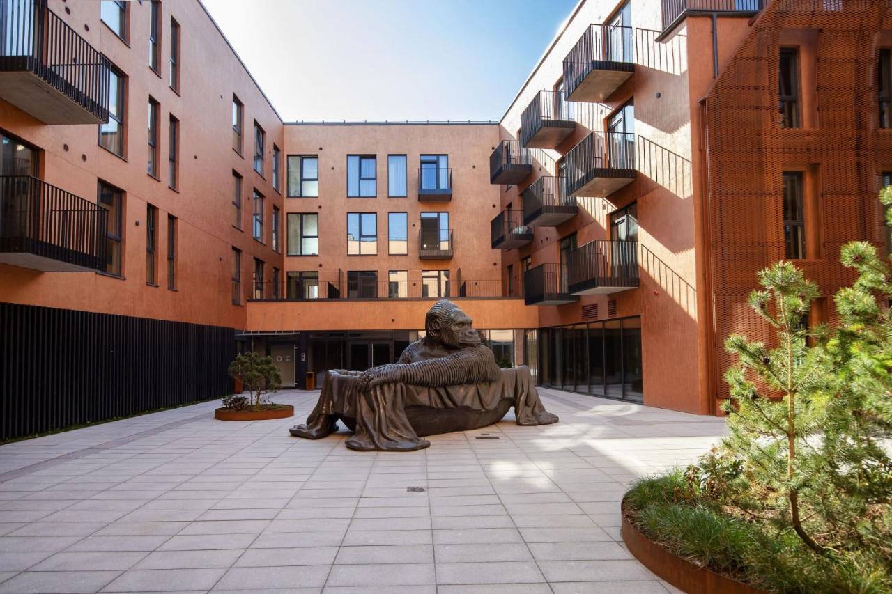 Stylish Loft With Terrace Paupys, Old Town Apartment Vilnius Bagian luar foto